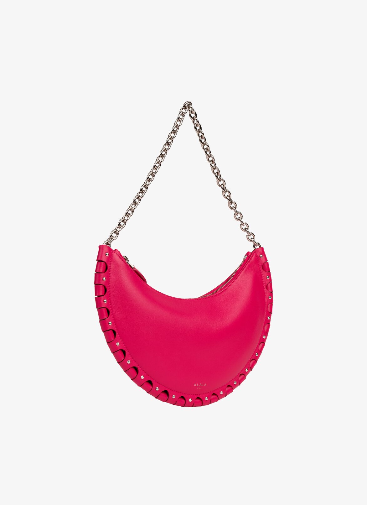 Demi-Lune BAG ALAÏA RASPBERRY PINK DEMI-LUNE BAG